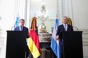 El Canciller Quirno recibió al Ministro de Asuntos Exteriores de Alemania, Johann Wadephul, y concretaron avances en la cooperac